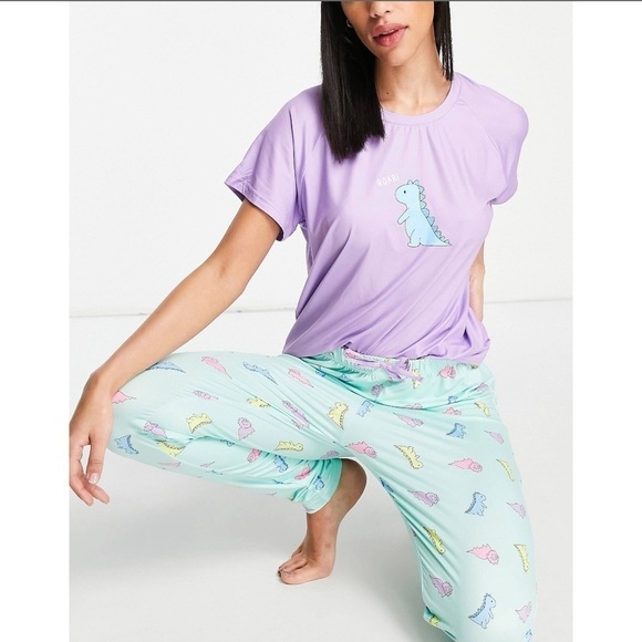 LOUNGABLE Dino Pajama Set - Picture 4 of 7